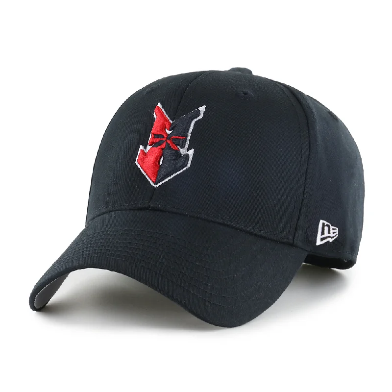 Indianapolis Indians Adult Black Road New Era Team Classic 39THIRTY Flex Cap