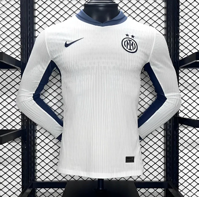 Inter Milan 2024-25 Away Long Sleeve Player Version Jersey