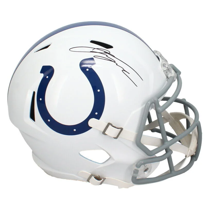 Jonathan Taylor Autographed Indianapolis Colts Speed Full Size Helmet Fanatics