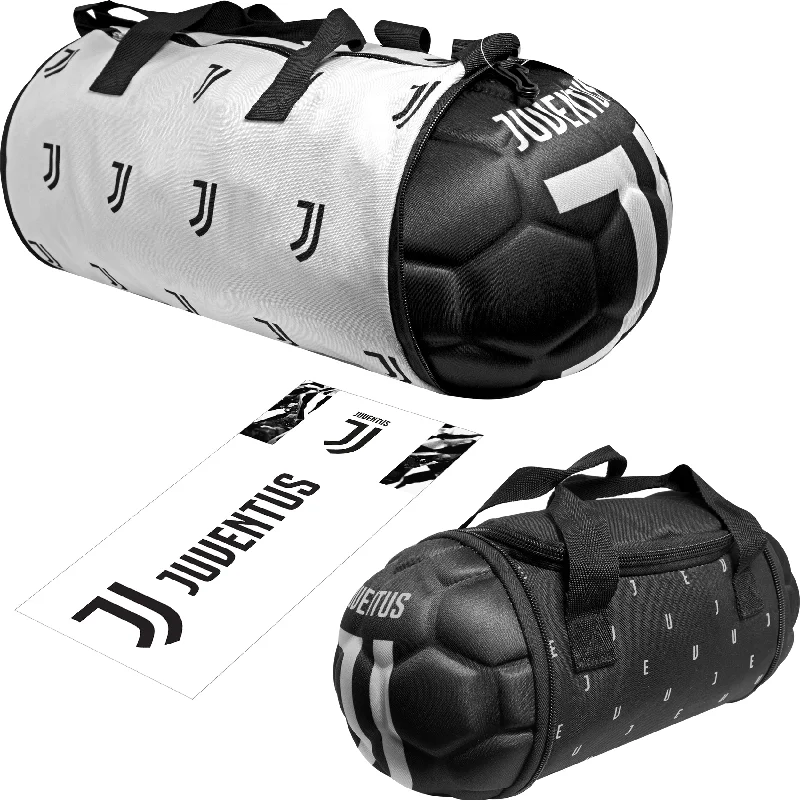 Juventus FC Bundle: Duffel Bag, Lunch Bag & Free Car Decal + Free Shipping