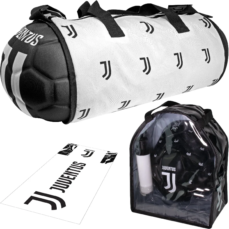 Juventus FC Bundle: Soccer Ball Kit, Duffel Bag & Free Decal + Free Shipping