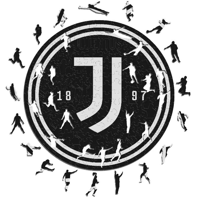 Juventus FC® Logo - Rompecabezas de Madera