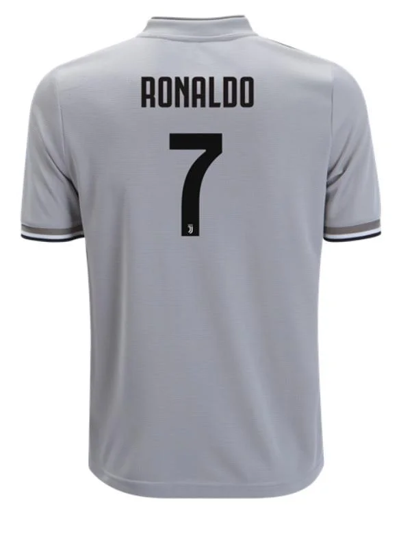 Juventus Ronaldo Youth Away Jersey 18/19