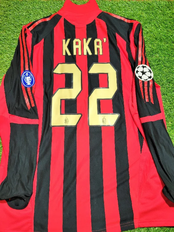 Kaka AC Milan 2005 2006 UEFA Long Sleeve Jersey Shirt Maglia L SKU# 109957