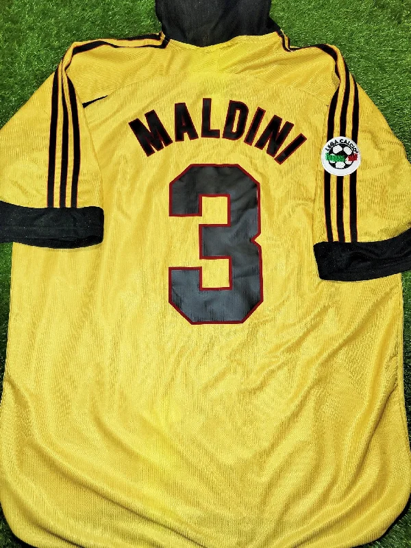 Maldini AC Milan Adidas 1999 2000 Fourth Gold CENTENARY Jersey Shirt Maglia XL