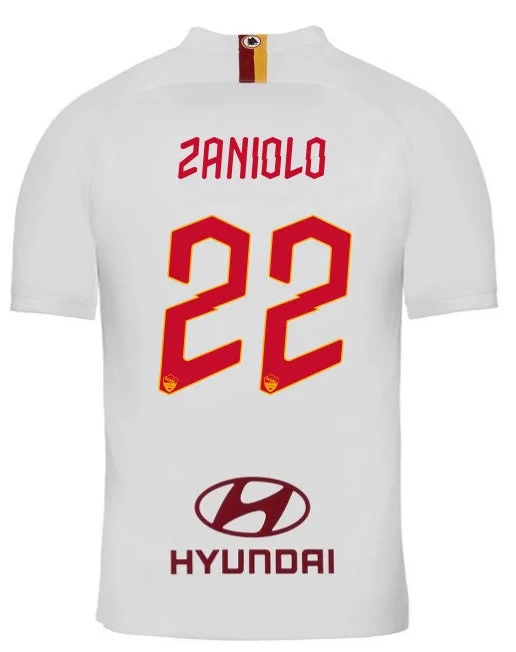 Nicolo Zaniolo AS Roma 19/20 Away Jersey