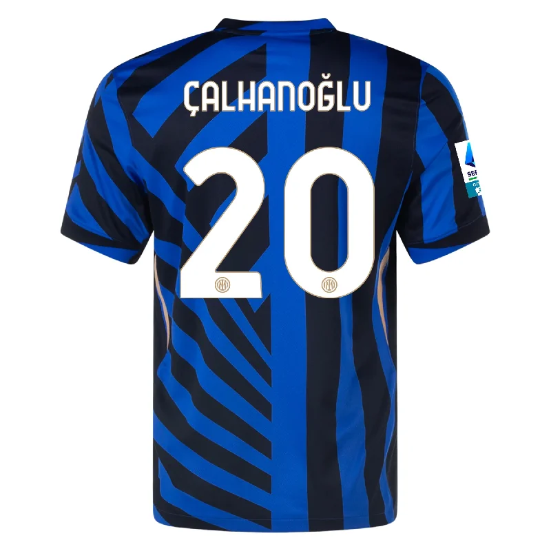 Nike Inter Milan Hakan Çalhanoğlu Home Jersey w/ Serie A +  Scudetto Patch 24/25 (Lyon Blue/Black)