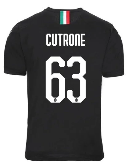 Patrick Cutrone AC Milan 19/20 Third Jersey