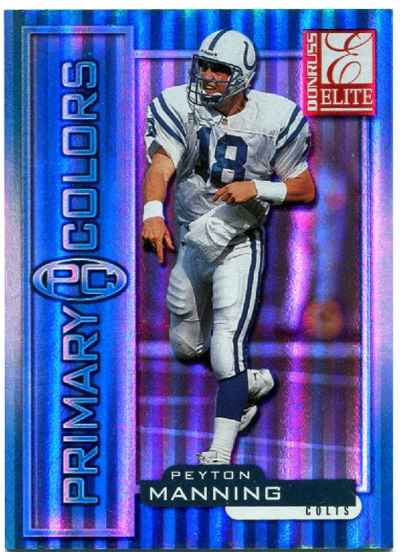 Peyton Manning Donruss Elite Primary Colors 148/950