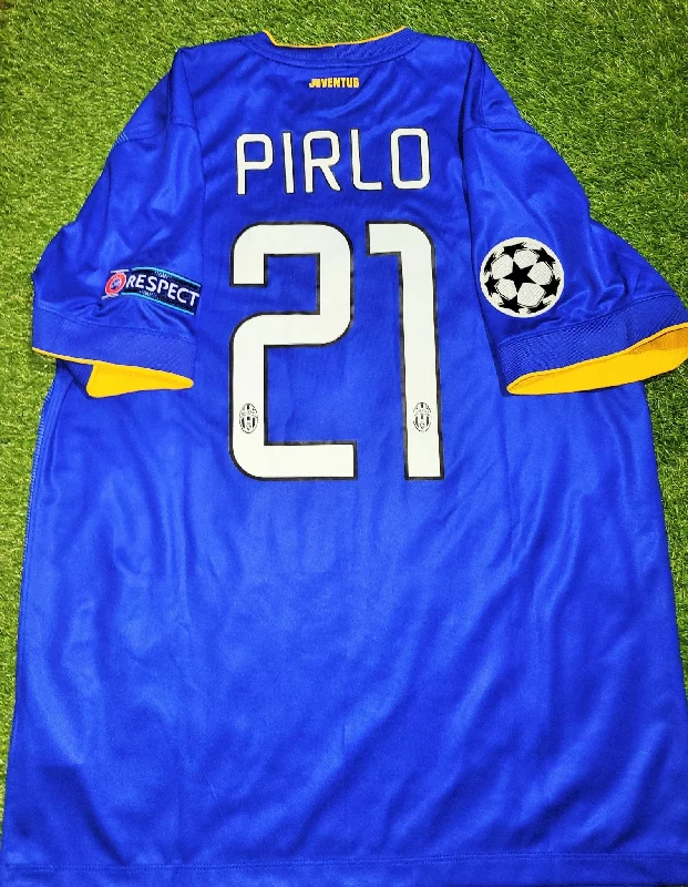 Pirlo Juventus 2014 2015 Away UEFA Jersey Shirt Maglia L SKU# 611078-472