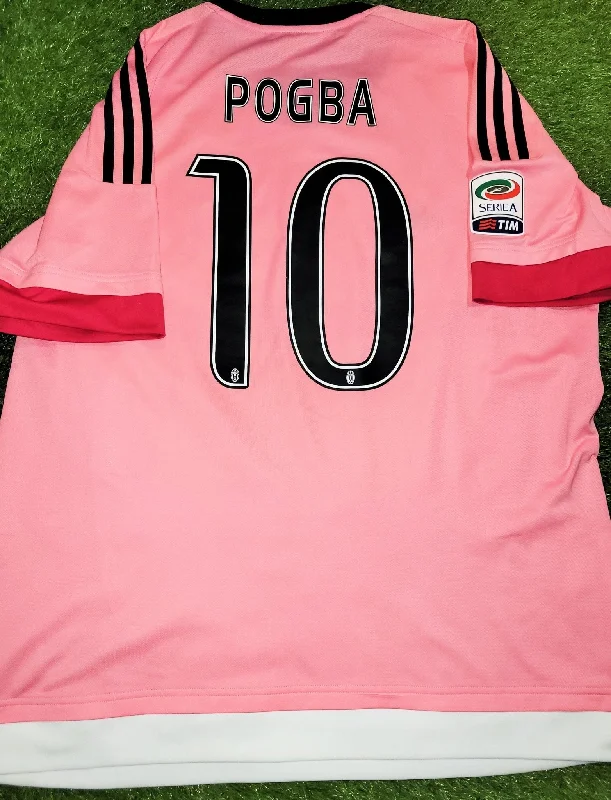 Pogba Juventus 2015 2016 Away Pink Drake Jersey Shirt Maglia Maillot XL SKU# S12846