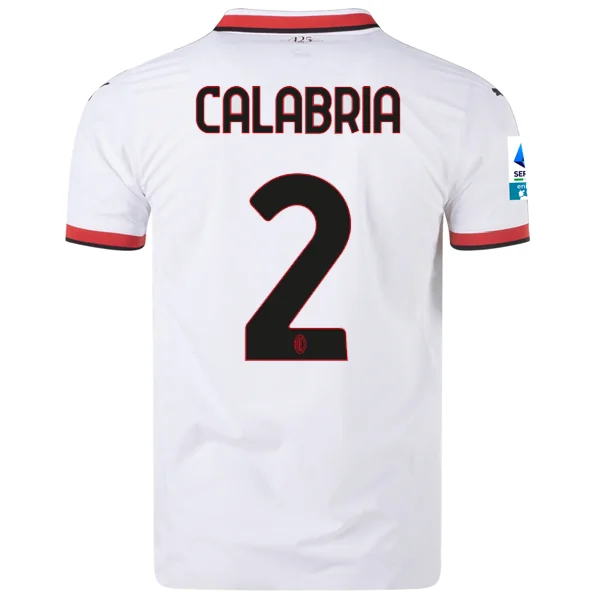 Puma AC Milan Authentic Davide Calabria Away Jersey w/ Series A Patch 24/25 (Puma White)