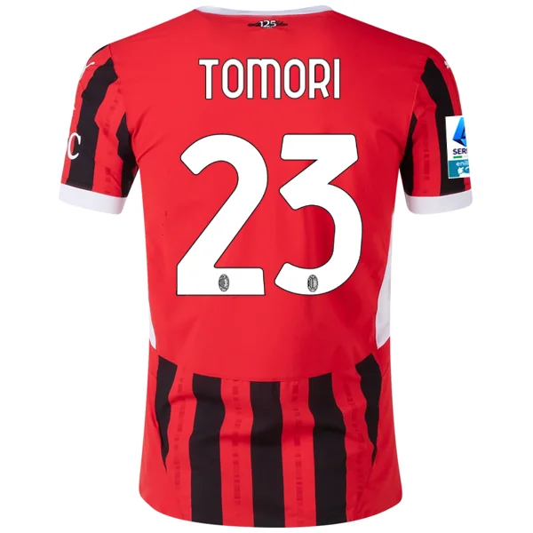 Puma AC Milan Authentic Fikayo Tomori Home Jersey w/ Serie A Patch 24/25 (Puma Red/Puma Black)