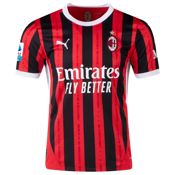 Puma AC Milan Home Jersey w/ Serie A Patch 24/25 (Puma Red/Puma Black)