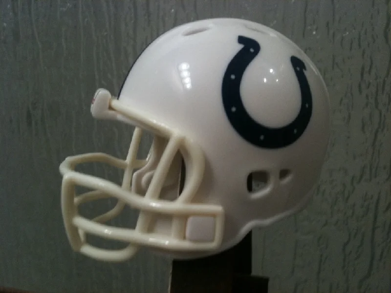 Indianapolis Colts Riddell NFL Revolution Pocket Pro Helmet (Throwback White mask)