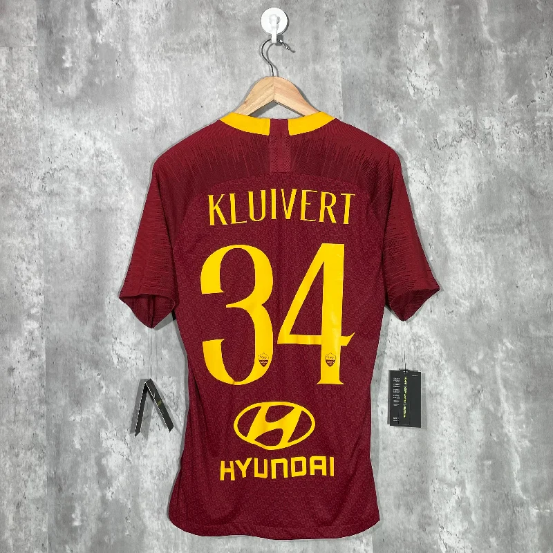 Roma 2018/19 Home Authentic Shirt Kluivert #34 - Medium