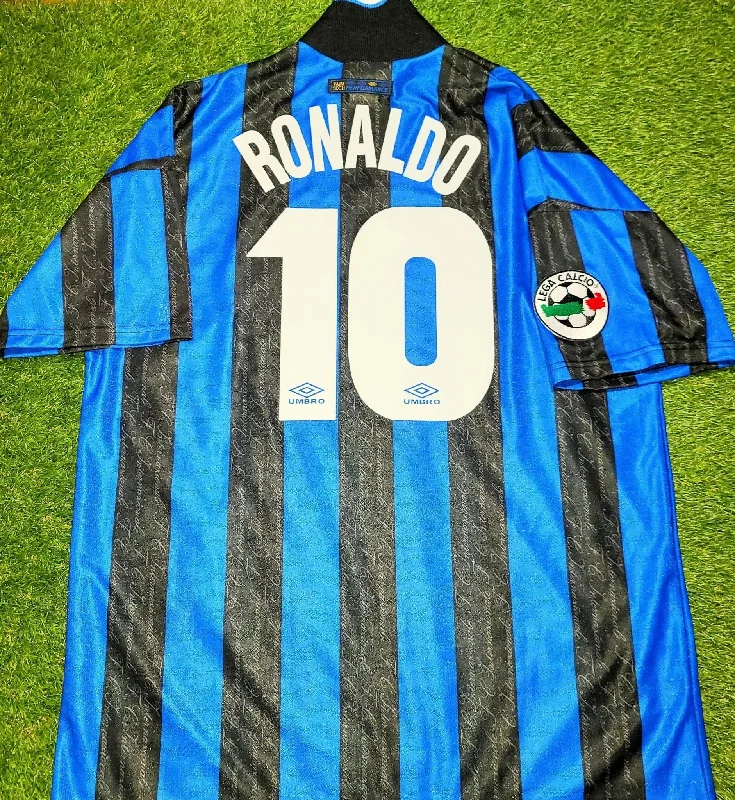 Ronaldo Inter Milan 1997 1998 DEBUT Umbro Jersey Shirt Maglia M