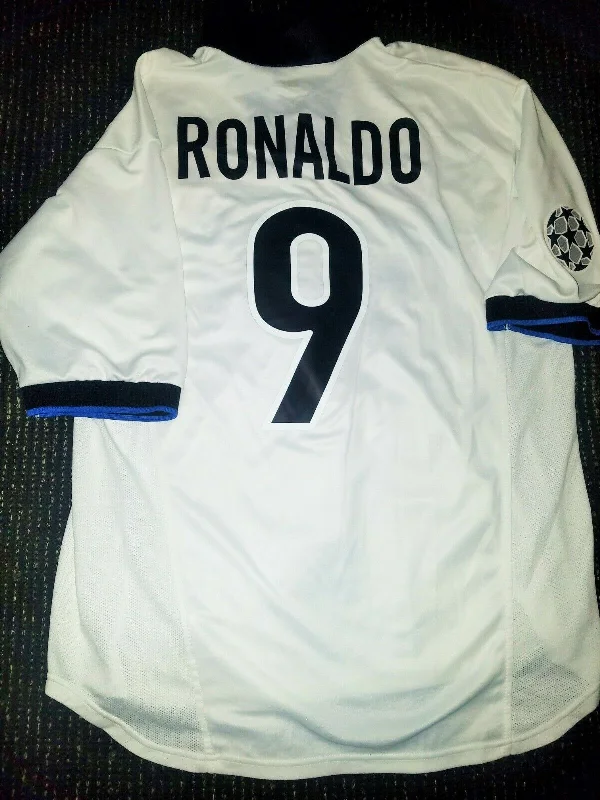 Ronaldo Inter Milan 1998 1999 UEFA Jersey Shirt Maglia L