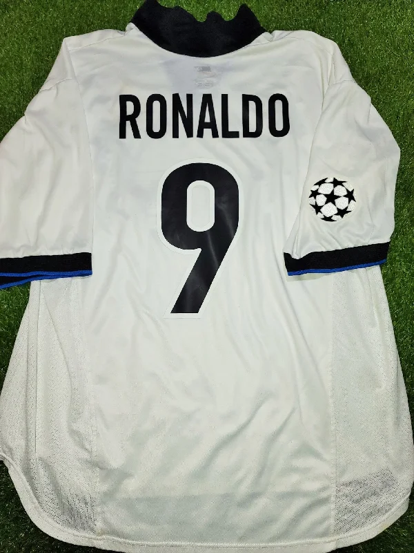 Ronaldo Inter Milan 1998 1999 UEFA Jersey Shirt Maglia XL