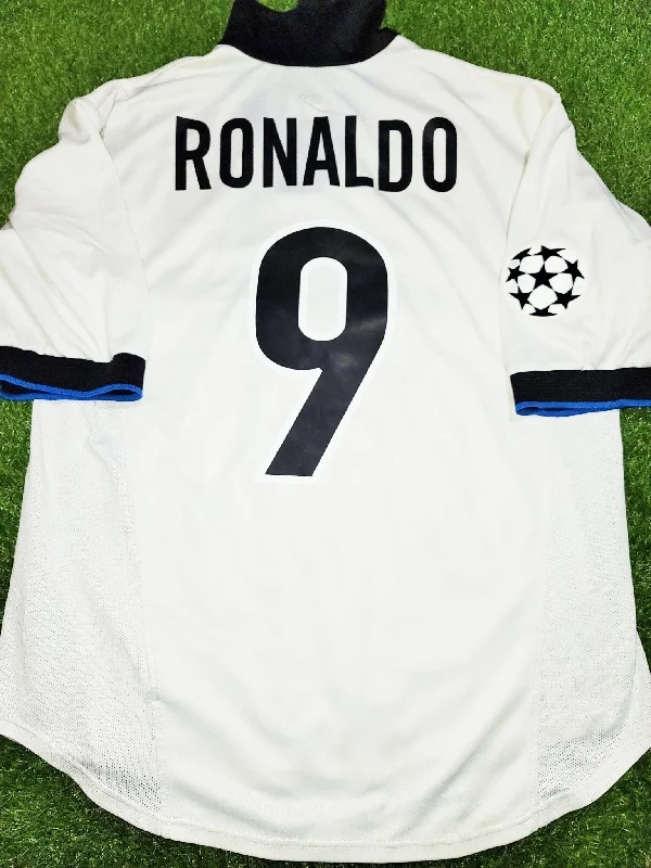 Ronaldo Inter Milan 1998 1999 UEFA Nike Jersey Shirt Maglia M