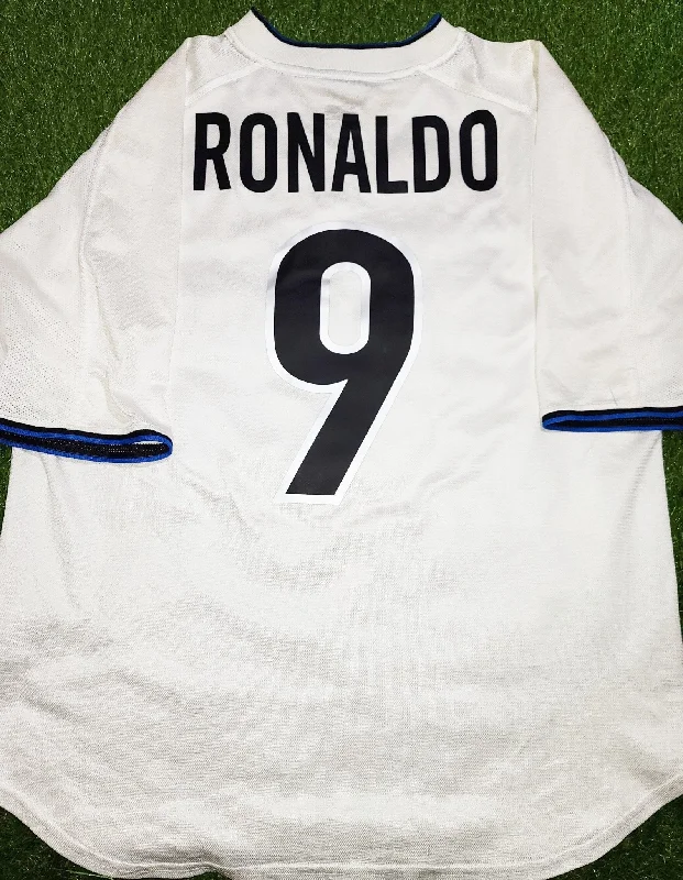 Ronaldo Inter Milan 1999 2000 White Away Jersey Shirt Maglia M