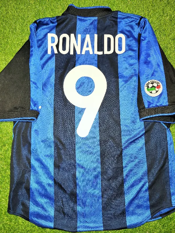 Ronaldo Inter Milan 2000 2001 Home Soccer Jersey Shirt M