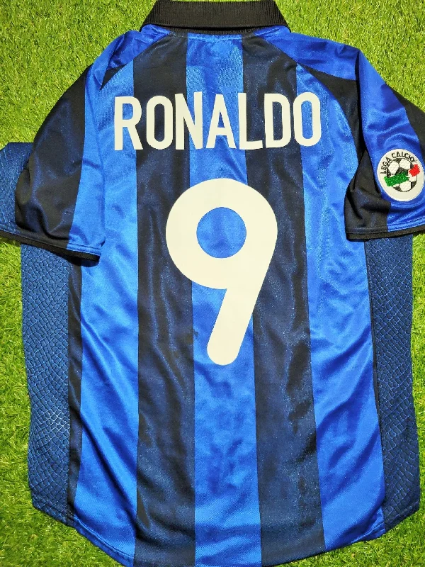 Ronaldo Inter Milan 2001 2002 Home Soccer Jersey Shirt M