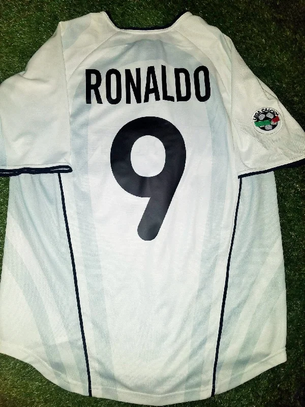 Ronaldo Inter Milan Nike 2001 2002 Away White Jersey Shirt Maglia M