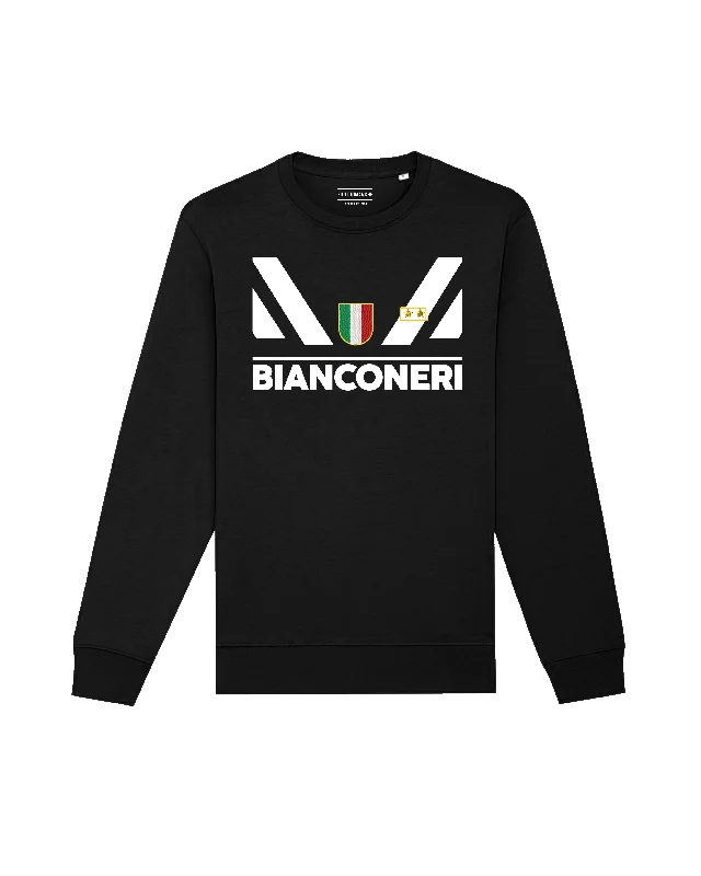 Sweat brodé Bianconeri rétro