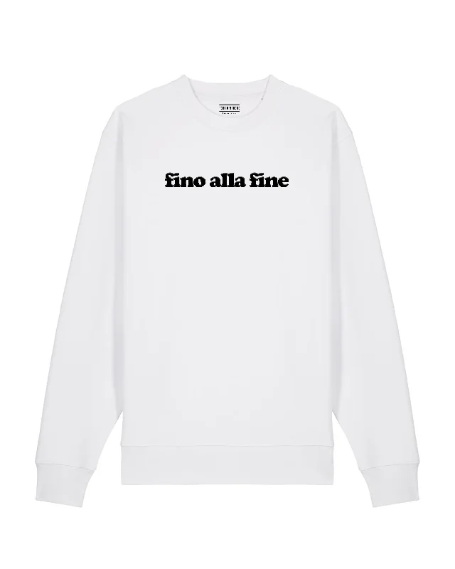 Sweat fino alla fine brodé