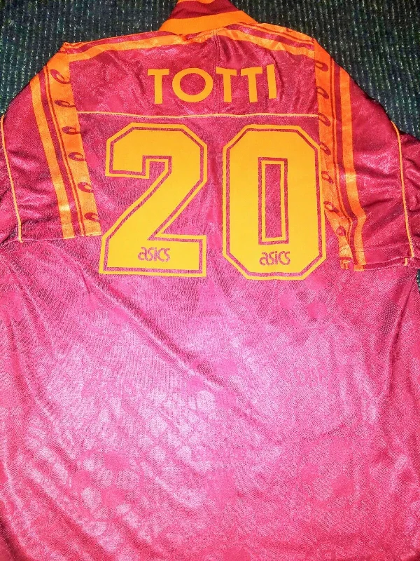 Totti As Roma Asics 1995 1996 Jersey Maglia Shirt XL