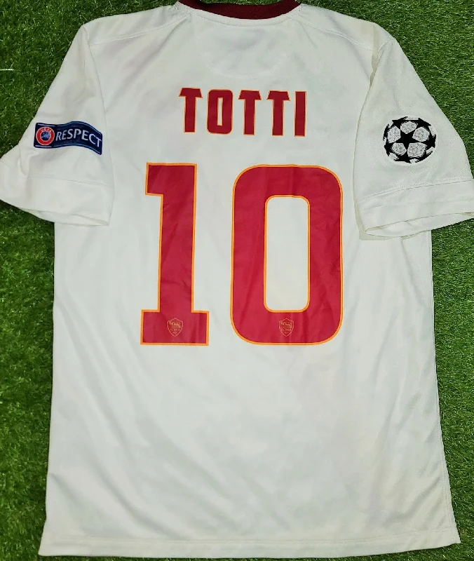 Totti As Roma Nike Away 2014 2015 UEFA Away Jersey Maglia Shirt M SKU# 635806-106