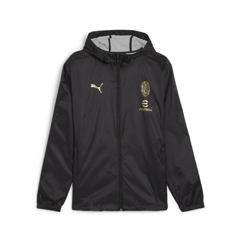 Veste à Capuche AC Milan Training All Weather Homme 2024/25 Noir