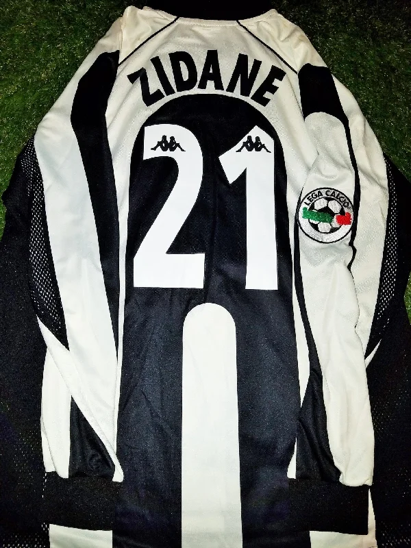 Zidane Juventus 1997 1998 Long Sleeve Jersey Shirt Maglia Maillot XL