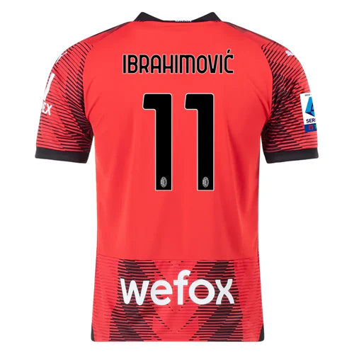 Zlatan Ibrahimović AC Milan 23/24 Authentic I Home Jersey - PUMA